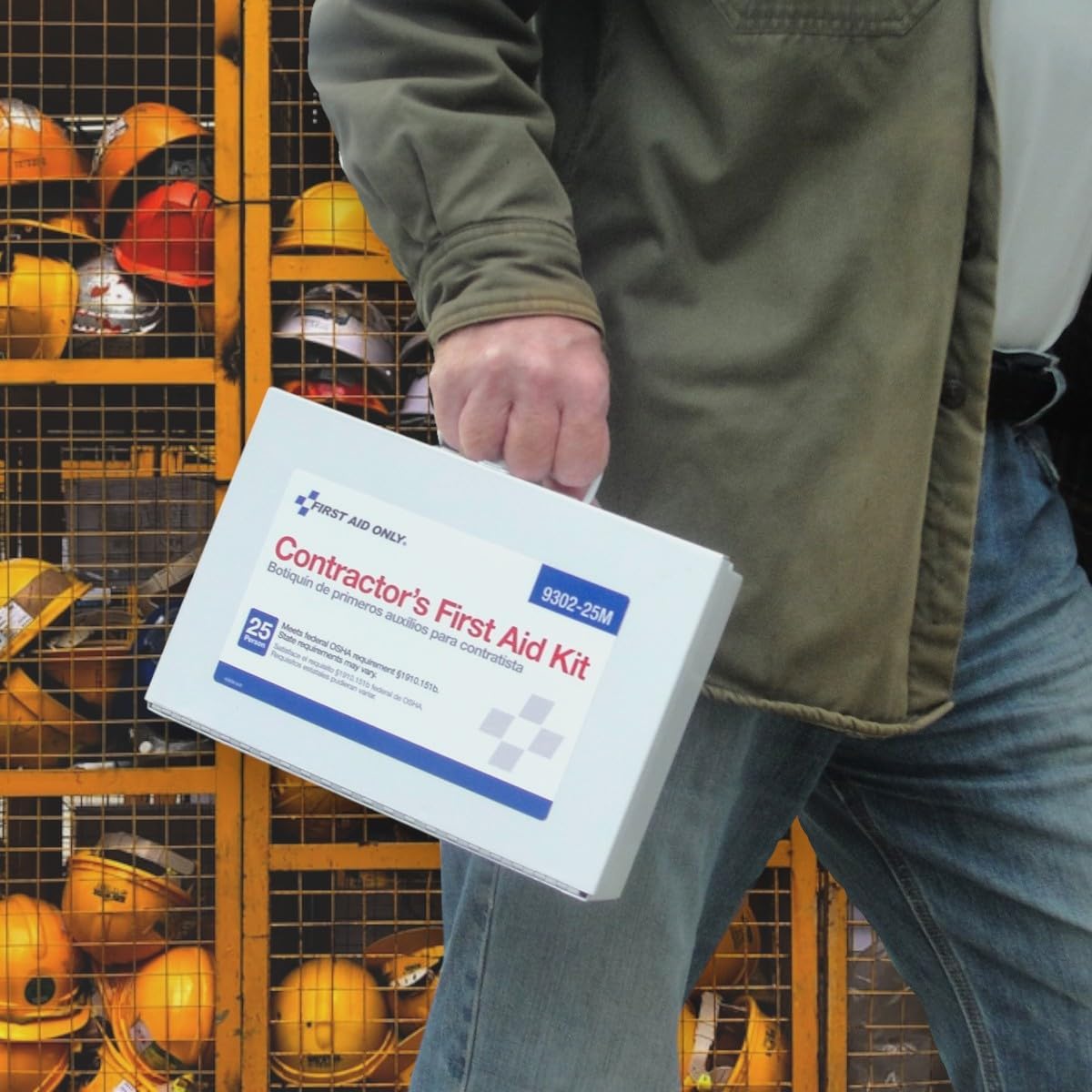 First Aid Only 9302-25M 25-Person Contractor's First Aid Kit for Home Renovation, Job Sites, and Construction Vehicles, 178 Pieces, White - Image 7