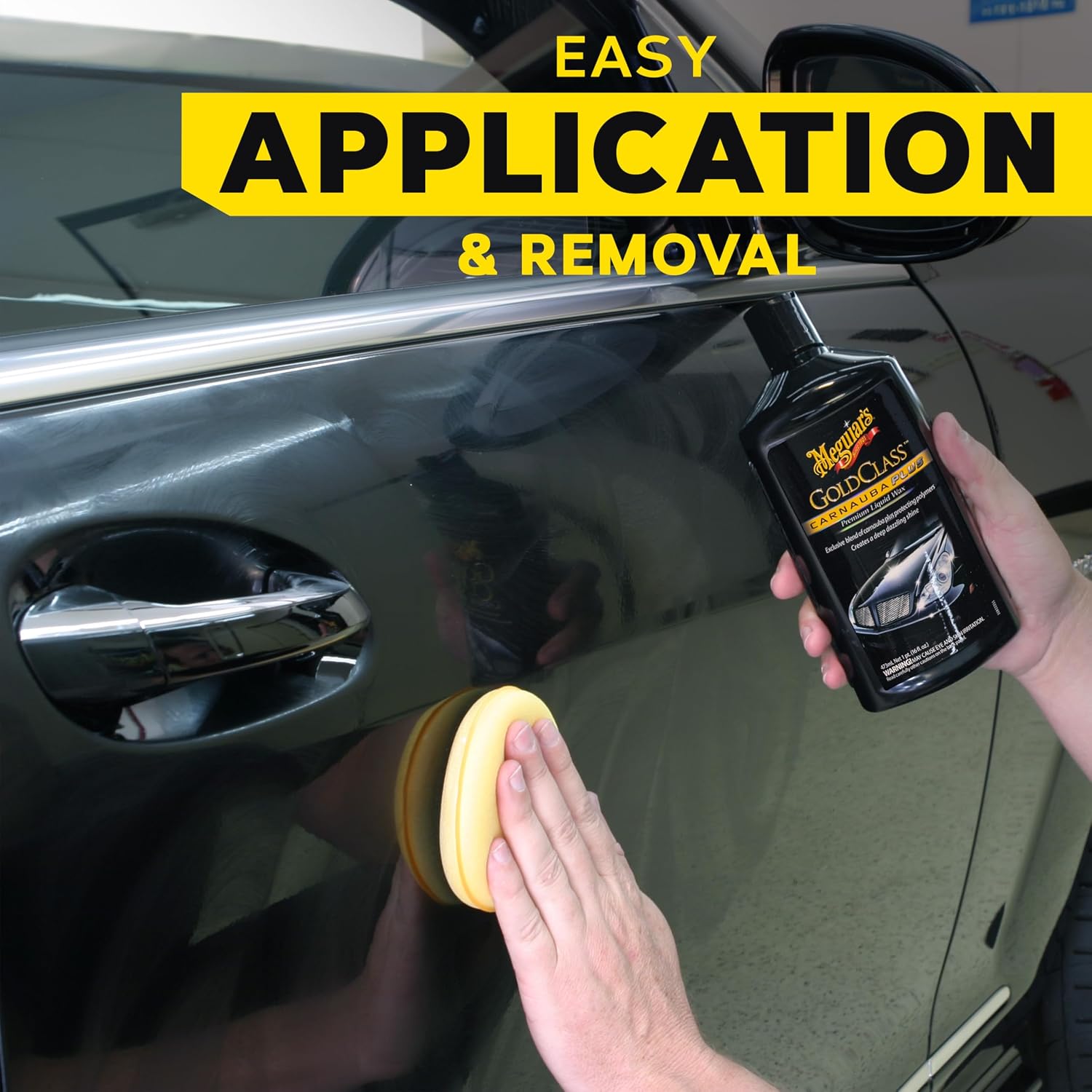 Meguiar's Gold Class Carnauba Plus Premium Liquid Wax Kit, 16 Oz | Car Detailing Kit with a Pure Carnauba Wax Blend and a Foam Applicator Pad for Keeping Glossy Paint Protected Like a Pro - Image 6