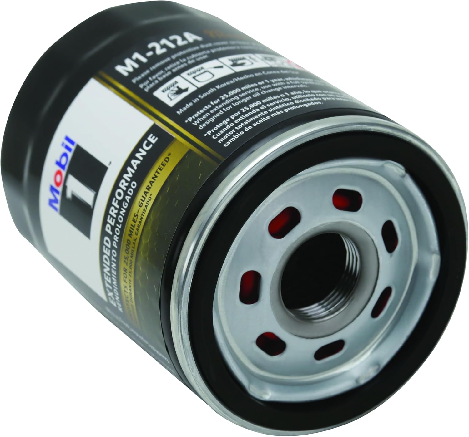 Mobil 1 M1-212A Extended Performance Oil Filter, 1 Pack | Synthetic Blend, High Efficiency 25,000 Mile Protection - Image 3